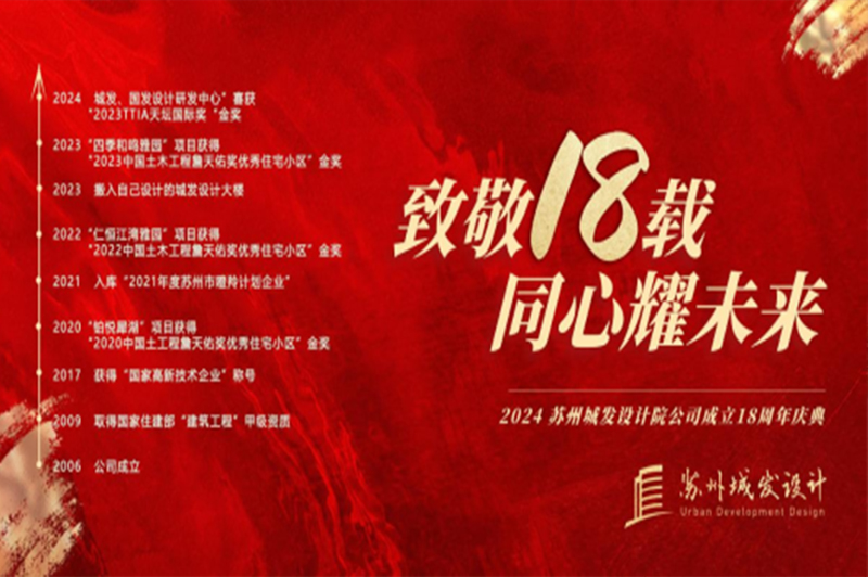 記憶丨蘇州城發設計喜迎十八周年慶！